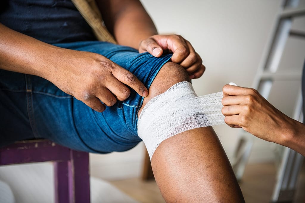 Douleur au genou osteopathie